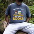 Iced Coffee And Spicy Books Iced Coffee Lover Cold Brew Men's Comfort Colors T-Shirt Denim