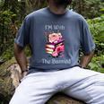 I'm With The Banned Books Bold Statement Against Censorshi Men's Comfort Colors T-Shirt Denim