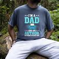 I'm A Dad And An Author Book Writer Father Men's Comfort Colors T-Shirt Denim