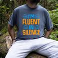 I'm Fluent In Silence I Introvert Men's Comfort Colors T-Shirt Denim