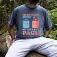 I'm So Glad We'Re On The Same Page Book Lover Writer Men's Comfort Colors T-Shirt Denim