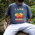 Introvert Fox Animal Lover Saying Loner Antisocial Men's Comfort Colors T-Shirt Denim