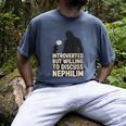 Introverted But Willing To Discuss Nephilim Tee Men's Comfort Colors T-Shirt Denim