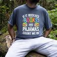 If It Involves Books And Pajamas Count Me In Men's Comfort Colors T-Shirt Denim If It Involves Books And Pajamas Count Me In Men's Comfort Colors T-Shirt Denim