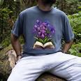 Irises Flowers Book Iris Floral Men's Comfort Colors T-Shirt Denim