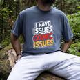 I Have Issues Comic Issues Comic Book Lover Men's Comfort Colors T-Shirt Denim