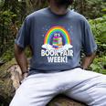 It's Book Fair Week Librarian Library Literacy Reading Men's Comfort Colors T-Shirt Denim