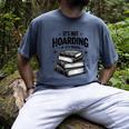 It's Not Hoarding If It's Books Book Lover Readers Men's Comfort Colors T-Shirt Denim