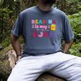 Kids Reading Book Lover Reading Is My Jam Men's Comfort Colors T-Shirt Denim