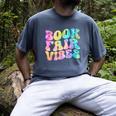 Library Book Fair Vibe Tie Dye School Reading Nostalgic Men's Comfort Colors T-Shirt Denim Library Book Fair Vibe Tie Dye School Reading Nostalgic Men's Comfort Colors T-Shirt Denim