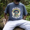 Life Is Short Buy The Book Reading Book Men's Comfort Colors T-Shirt Denim