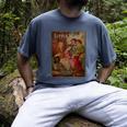 Louisa May Alcott Coming Of Age Novel Little Women Book Cover Small Men's Comfort Colors T-Shirt Denim Louisa May Alcott Coming Of Age Novel Little Women Book Cover Small Men's Comfort Colors T-Shirt Denim