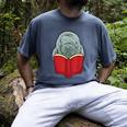 Manatee Reading Books Sea Animal Manatee Men's Comfort Colors T-Shirt Denim Manatee Reading Books Sea Animal Manatee Men's Comfort Colors T-Shirt Denim