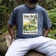Moby Dick Book Cover Illustration Men's Comfort Colors T-Shirt Denim Moby Dick Book Cover Illustration Men's Comfort Colors T-Shirt Denim