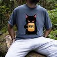 Nope Coffee Cat – Introvert Humor Monday Kitty Men's Comfort Colors T-Shirt Denim Nope Coffee Cat – Introvert Humor Monday Kitty Men's Comfort Colors T-Shirt Denim