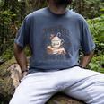 North Pole Book Club Christmas Xmas Hot Cocoa Bookish Men's Comfort Colors T-Shirt Denim