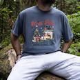 North Pole Book Club Book Lover Bookish Bookworm Christmas Men's Comfort Colors T-Shirt Denim