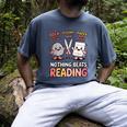 Nothing Goes Beyond Reading Rock Paper Scissors Book Men's Comfort Colors T-Shirt Denim