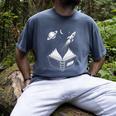 Novelty Universe Books Galaxy Adventure Drawing Women Men Men's Comfort Colors T-Shirt Denim