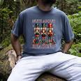 Nuts About Reading Nutcracker Reading Book Lover Christmas Men's Comfort Colors T-Shirt Denim
