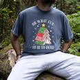 Oh What Fun It Is To Read Book Christmas Tree Premium Tri-Blend Men's Comfort Colors T-Shirt Denim