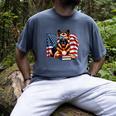 Patriotic German Shepherd Dog Books Baseball American Flag Men's Comfort Colors T-Shirt Denim Patriotic German Shepherd Dog Books Baseball American Flag Men's Comfort Colors T-Shirt Denim