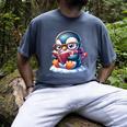 Penguin Reading a Book Animal Men's Comfort Colors T-Shirt Denim Penguin Reading a Book Animal Men's Comfort Colors T-Shirt Denim