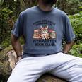 Proud Introverted Book Club Anti Social Reader Pet Cat Men's Comfort Colors T-Shirt Denim