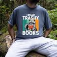 Raccoon Smutty Book Lover Spicy Romance Novels Women's Men's Comfort Colors T-Shirt Denim