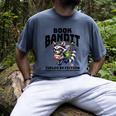 Racoon-Bookworm-Book Bandit-Fueled By Fiction Men's Comfort Colors T-Shirt Denim