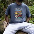 I Read Banned Books Bookworm Men's Comfort Colors T-Shirt Denim