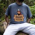 Read Book Reader Library Reading Librarian Pirate Bookworm Men's Comfort Colors T-Shirt Denim