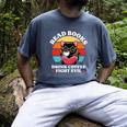 Read Books Drink Coffee Fight Evil Cat Premium Men's Comfort Colors T-Shirt Denim