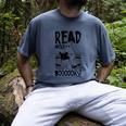 Read More Books Ghost Halloween Reading Teacher Literacy Men's Comfort Colors T-Shirt Denim