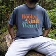 Read Books Be Kind Stay Weird Retro Bookworm Book Lover Men's Comfort Colors T-Shirt Denim