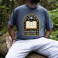 A Well Read Woman Is A Dangerous Creature For Book Lovers Men's Comfort Colors T-Shirt Denim
