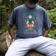 The Reader Bookish Cute Spooky Ghost Reading Book Tarot Card Men's Comfort Colors T-Shirt Denim The Reader Bookish Cute Spooky Ghost Reading Book Tarot Card Men's Comfort Colors T-Shirt Denim