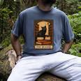 The Reader Cat Book Reading Halloween Tarot Card Men's Comfort Colors T-Shirt Denim The Reader Cat Book Reading Halloween Tarot Card Men's Comfort Colors T-Shirt Denim