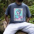 The Reader Retro Reading Skeleton Books Flowers Tarot Card Men's Comfort Colors T-Shirt Denim The Reader Retro Reading Skeleton Books Flowers Tarot Card Men's Comfort Colors T-Shirt Denim