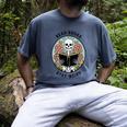 Reader Skeleton Read Books Be Kind Stay Weird Men's Comfort Colors T-Shirt Denim