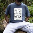 The Reader Tarot Card Bookworm Books Lover Dragon Librarians Men's Comfort Colors T-Shirt Denim