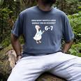 Reading 6-7 Silly Goose Read Books Bookish Bookworm Men's Comfort Colors T-Shirt Denim