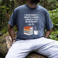 Reading 6-7 Six Seven Meme English Teacher Book Lover Men's Comfort Colors T-Shirt Denim