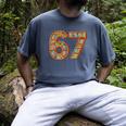 Reading 67 Six Seven Meme Teacher Book Lover Bookshelf Men's Comfort Colors T-Shirt Denim