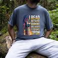 Reading Bookish Dragon Fantasy Men's Comfort Colors T-Shirt Denim Reading Bookish Dragon Fantasy Men's Comfort Colors T-Shirt Denim
