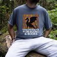 Reading Dragon Easily Distracted By Dragons And Books Men's Comfort Colors T-Shirt Denim Reading Dragon Easily Distracted By Dragons And Books Men's Comfort Colors T-Shirt Denim