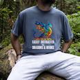 Reading Lover Easily Distracted By Dragons And Books Dragon Men's Comfort Colors T-Shirt Denim