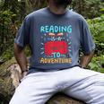 Reading Is A Ticket To Adventure Fun Book Lovers Fun Men's Comfort Colors T-Shirt Denim Reading Is A Ticket To Adventure Fun Book Lovers Fun Men's Comfort Colors T-Shirt Denim