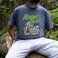 Reading Trash Racoon Bookworm Bookish Librarian Book Lover Men's Comfort Colors T-Shirt Denim