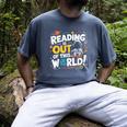 Reading Is Out Of This World Space Book Lover Kids Men's Comfort Colors T-Shirt Denim